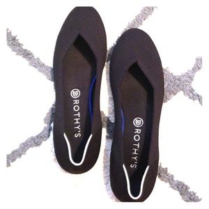 Rothy's "The Flat" Solid Black 11